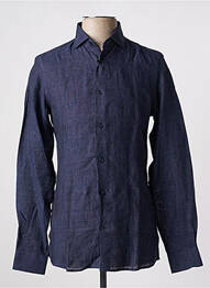 Chemise manches longues manches longues bleu LAB homme