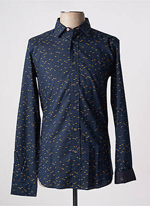 Chemise manches longues bleu PAUL SMITH pour homme