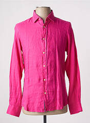 Chemise manches longues rose AT.P.CO pour homme seconde vue