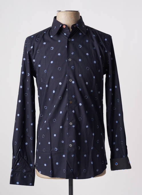 Chemise manches longues imprimé fantaisie bleu PAUL SMITH homme