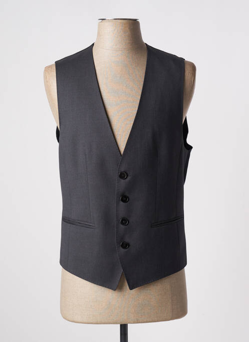 Gilet sans manche coupe cintrée gris HUGO BOSS homme