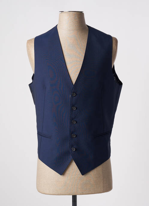 Gilet sans manche bleu TAGLIATORE pour homme