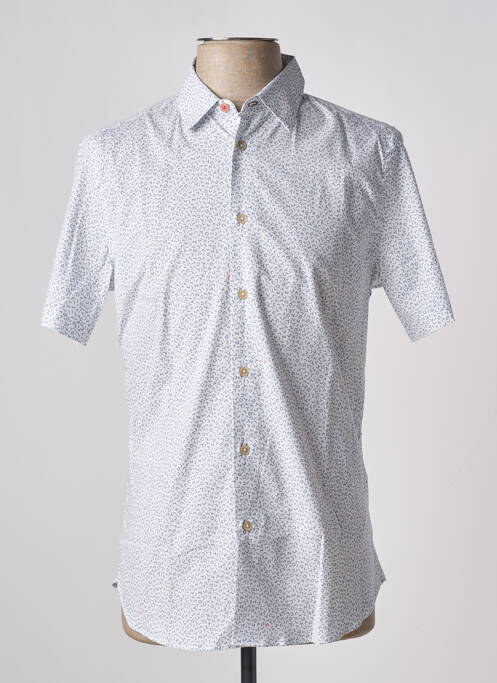 Chemise manches courtes blanc PAUL SMITH pour homme