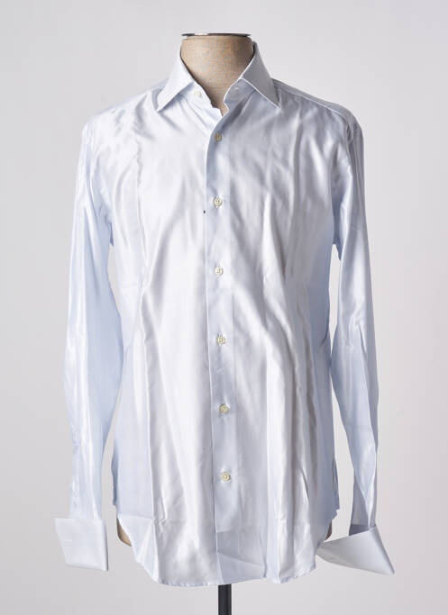 Chemise manches longues bleu CARLO PIGNATELLI pour homme