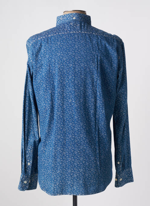 Chemise manches longues bleu HARTFORD pour homme