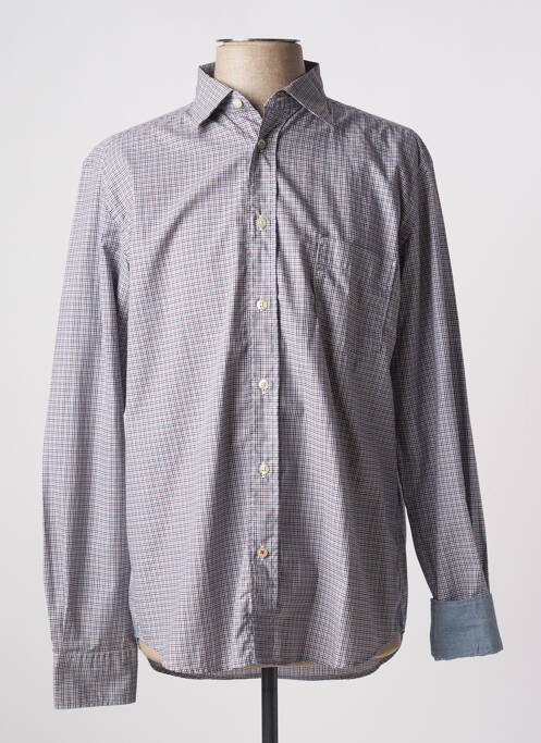 Chemise manches longues bleu HARTFORD pour homme