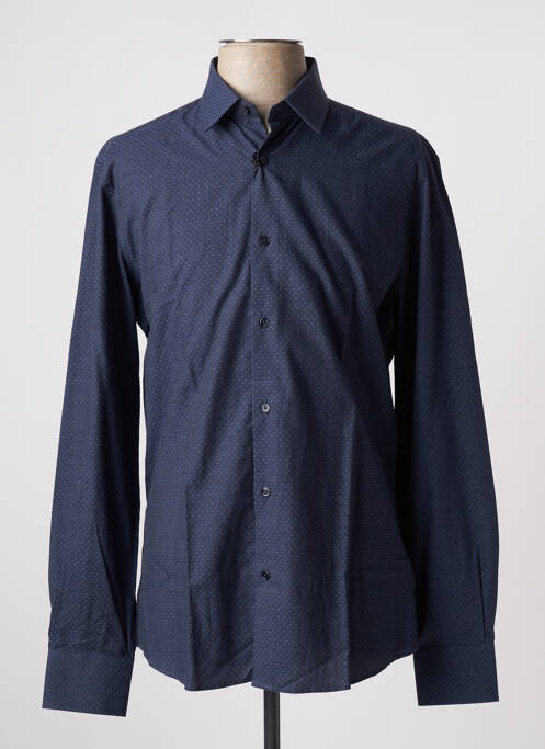 Chemise manches longues bleu LAB pour homme