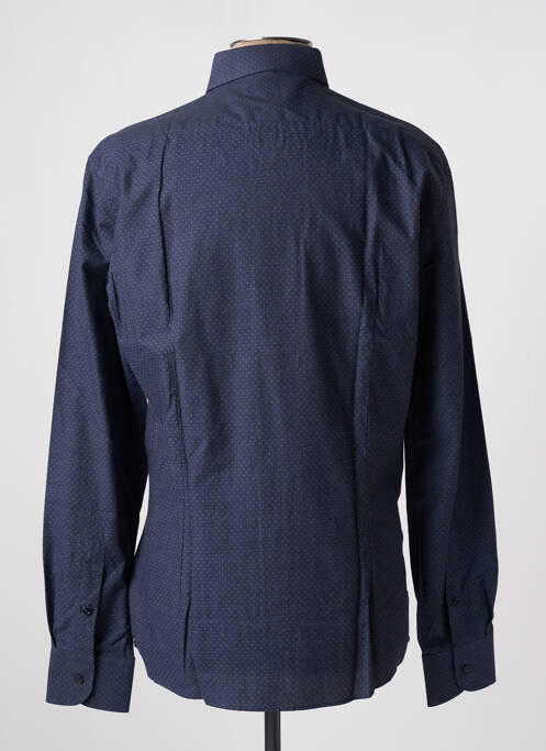Chemise manches longues bleu LAB pour homme
