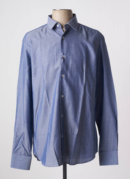 Chemise manches longues bleu LAB pour homme