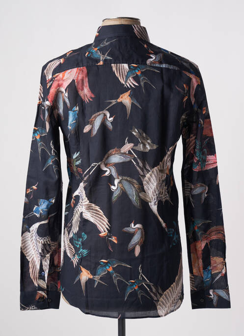 Chemise manches longues bleu OLIVIER STRELLI pour homme