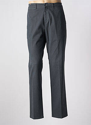 Pantalon chino fermeture zippée sous rabat avec crochet taille normale gris NOTIFY homme