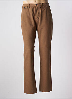 Pantalon chino tissage chiné taille normale marron PAUL SMITH homme