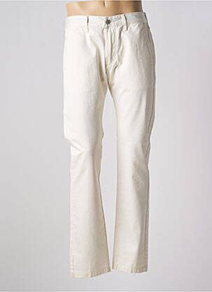 Pantalon chino tissage popeline taille normale beige EDWIN homme