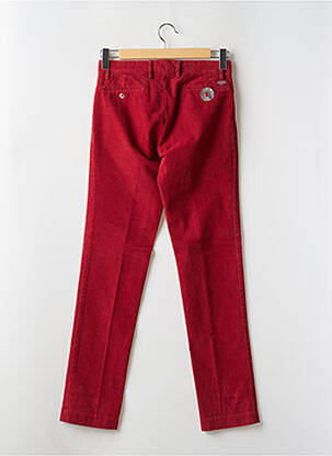 Pantalon slim stretch taille normale rouge MASON'S homme