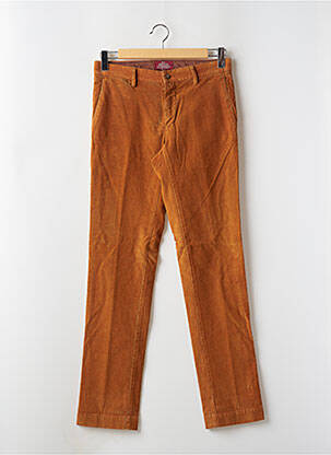 Pantalon chino stretch taille normale orange MASON'S homme