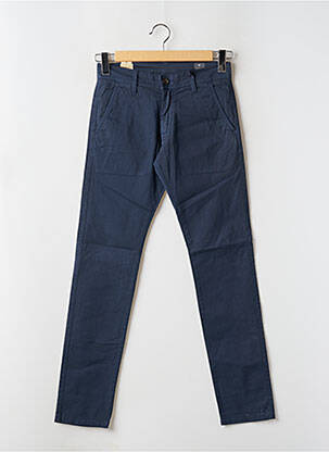 Pantalon chino stretch taille normale bleu IMPAQT homme