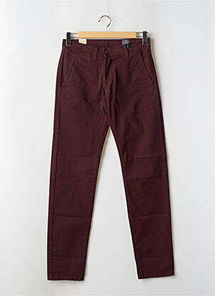 Pantalon chino stretch taille normale rouge IMPAQT homme