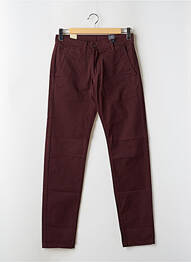 Pantalon chino stretch taille normale rouge IMPAQT homme