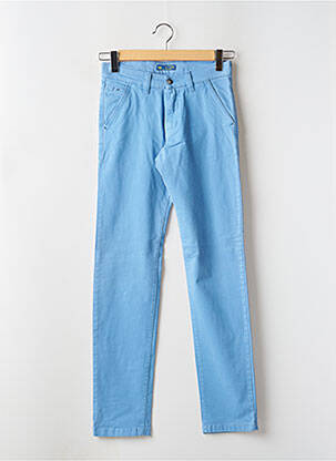 Pantalon chino stretch taille normale bleu LCDN homme