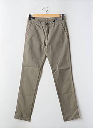 Pantalon chino stretch taille normale vert IMPAQT homme