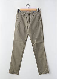 Pantalon chino stretch taille normale vert IMPAQT homme
