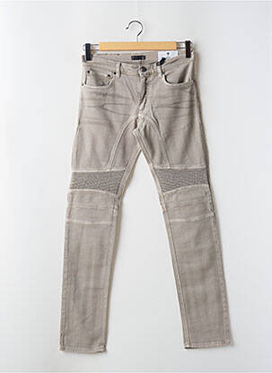 Jeans coupe slim stretch taille normale gris BELSTAFF homme
