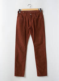 Pantalon slim stretch taille normale marron ATELIER NOTIFY homme