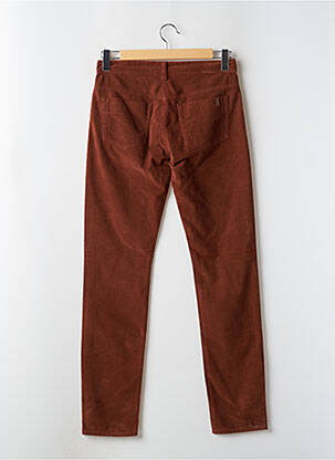 Pantalon slim tissage velours taille normale marron ATELIER NOTIFY homme
