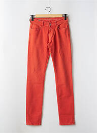 Jeans coupe slim stretch taille normale orange NOTIFY homme