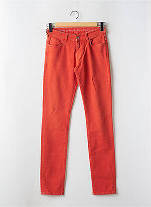 Jeans coupe slim stretch taille normale orange NOTIFY homme