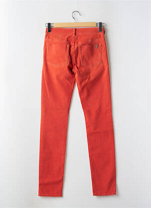 Jeans coupe slim stretch taille normale orange NOTIFY homme