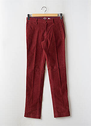 Pantalon chino rouge MASON'S pour homme