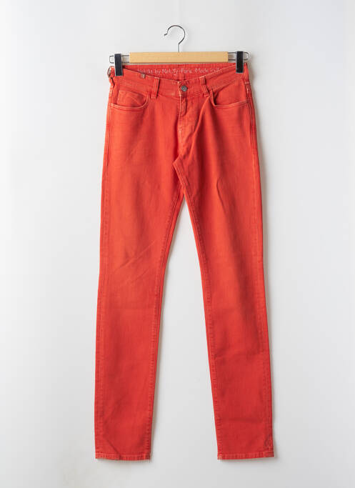 Jeans coupe slim orange NOTIFY pour homme