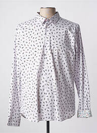 Chemise manches longues imprimé fantaisie gris PAUL SMITH homme
