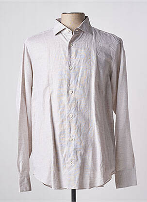 Chemise manches longues manches longues beige ELEVENTY homme
