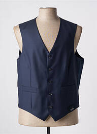Gilet sans manche effet matière satinée bleu SCABAL homme