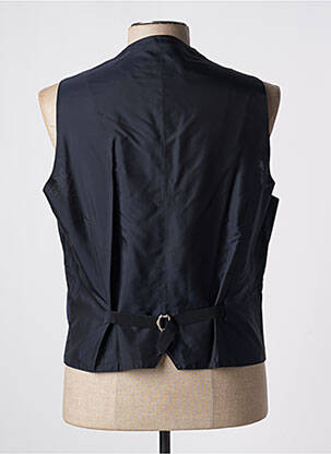 Gilet sans manche effet matière satinée bleu ROY ROBSON homme