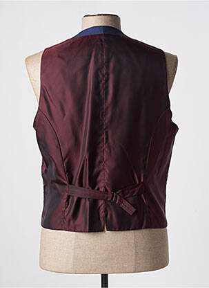 Gilet sans manche effet matière satinée bleu PAL ZILERI homme