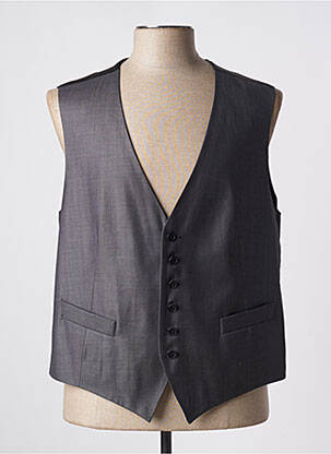 Gilet sans manche effet matière satinée gris LAGERFELD homme