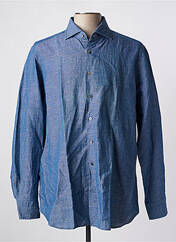 Chemise manches longues bleu BAGUTTA pour homme seconde vue