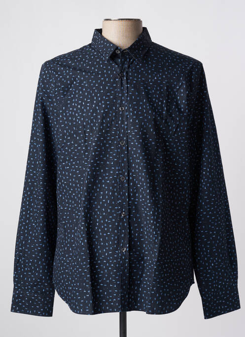 Chemise manches longues poignets boutonnés bleu PAUL SMITH homme