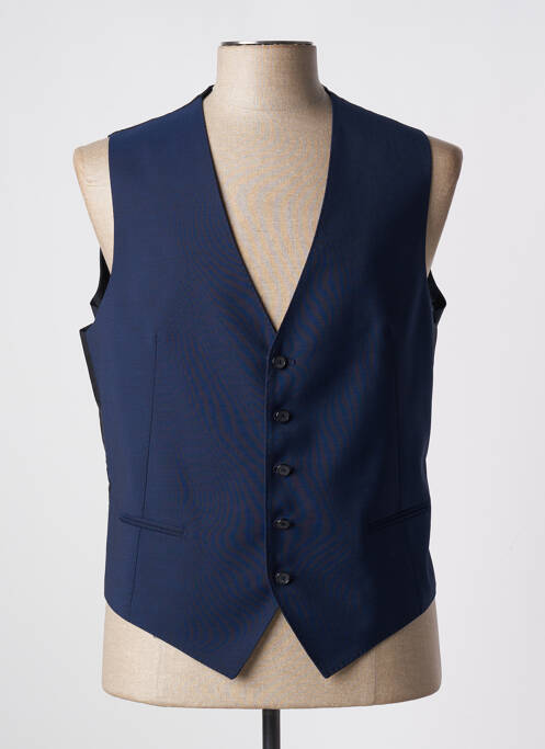 Gilet sans manche effet matière satinée bleu ROY ROBSON homme