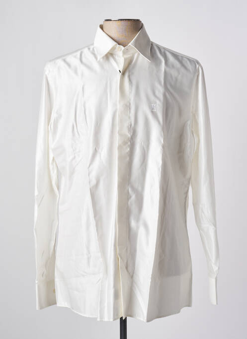 Chemise manches longues blanc CARLO PIGNATELLI pour homme