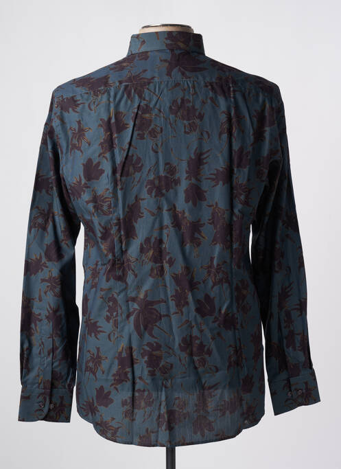 Chemise manches longues bleu PAL ZILERI pour homme