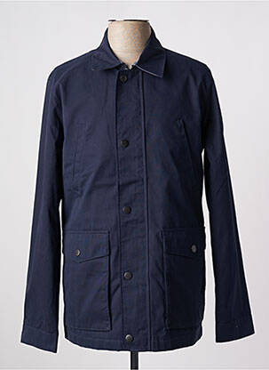 Parka manches longues sans capuche bleu PARTNER'S homme