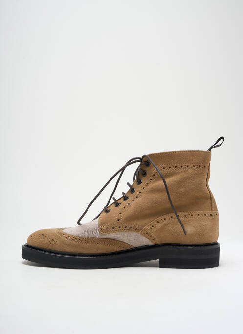 Bottines/Boots beige ELEVENTY pour homme