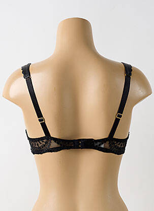 Soutien-gorge effet matière satinée haut soutien-gorge emboitant noir AUBADE femme