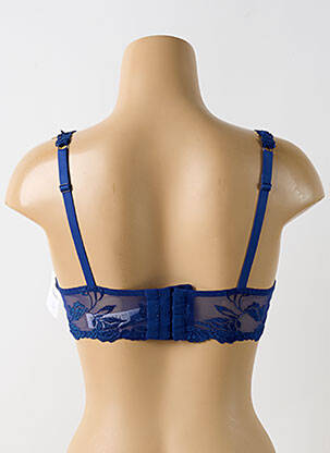 Soutien-gorge effet matière satinée haut soutien-gorge emboitant bleu AUBADE femme