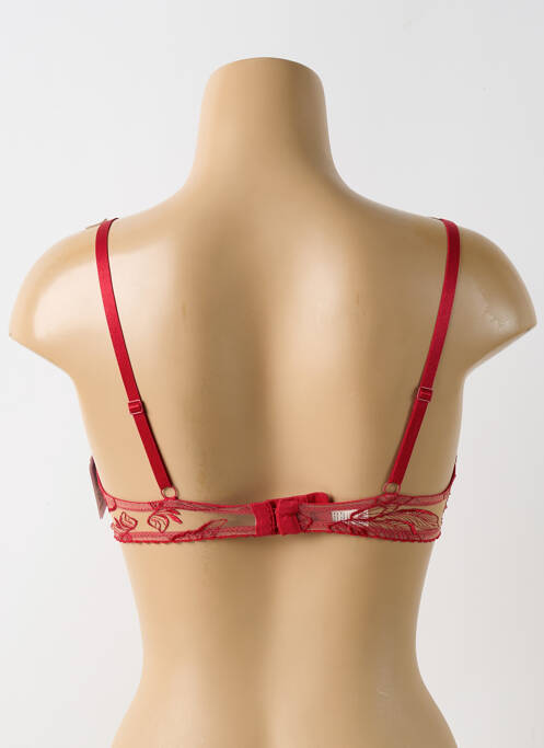 Soutien-gorge effet matière satinée haut soutien-gorge emboitant rouge AUBADE femme