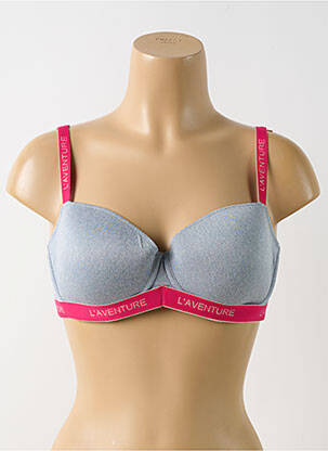 Soutien-gorge effet matière satinée haut soutien-gorge moulé gris MARIE JO femme